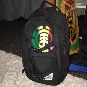 Element Skateboard Longboard Holding Backpack